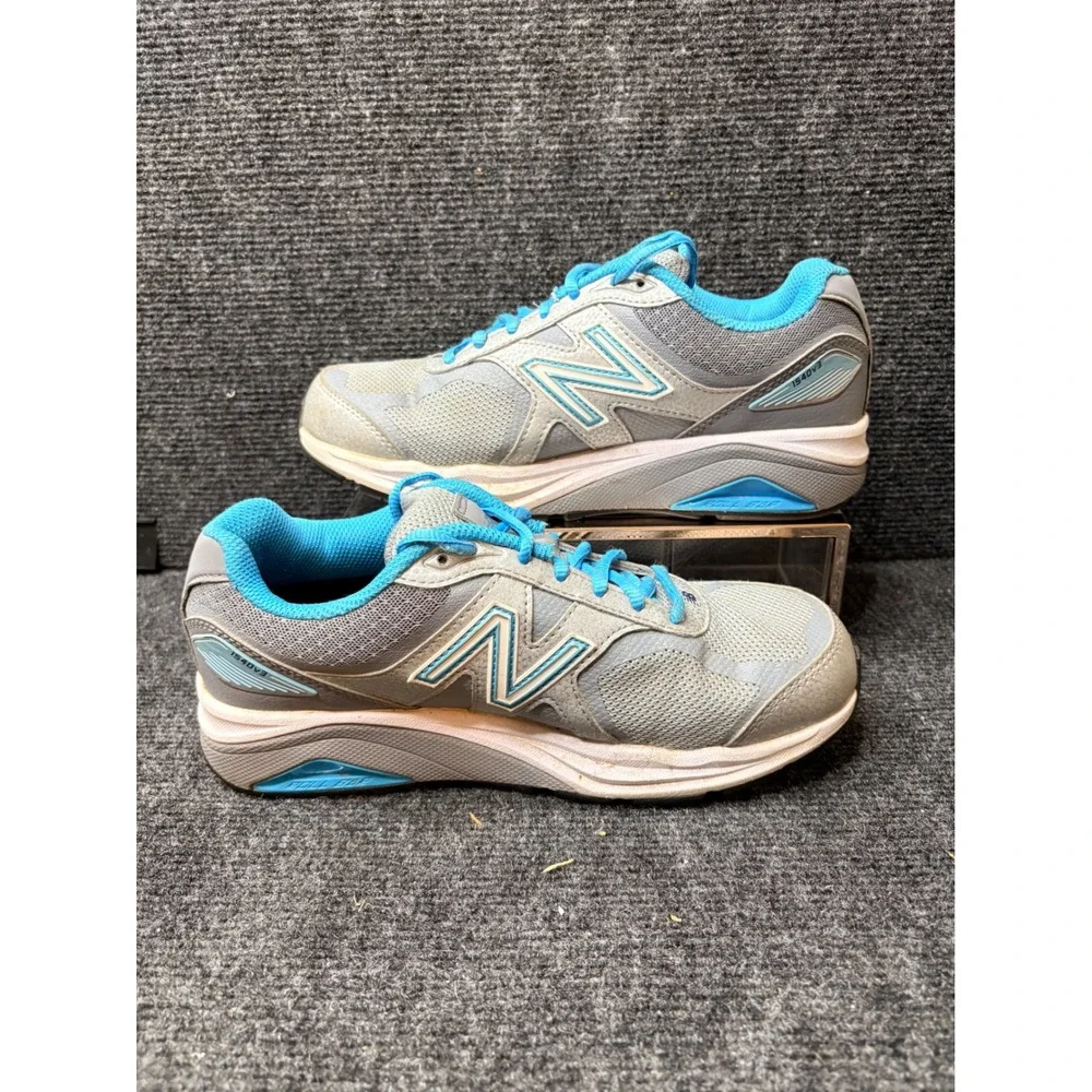 New Balance 1540v3 Womens 6.5 Grey Blue Running Shoes W1540SP3 ROLLBAR Stability